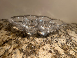 Clear Crystal Tealight Candle Holder    MTS