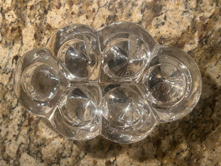 Clear Crystal Tealight Candle Holder    MTS