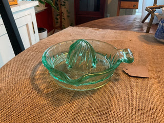 Green Depression Uranium Glass Reamer/juicer MTS