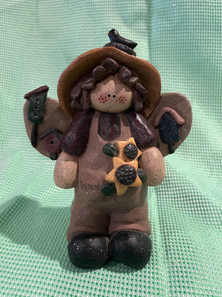 Crazy Mountain Figurine August Crazy Bird Lady. RSV