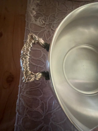 Vtg. Wm. Rogers  silverplated covered casserole dish