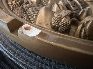 Oriental Wall Plaque Gold  MTS|91295