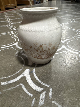 AJ - Small Vase with Brown Floral Design MTS|120365