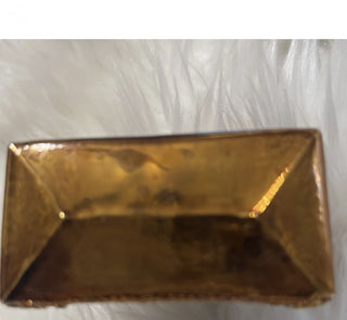 2008 Merck Family Old World Christmas 2.75" tall glass ornament mantle clock-RSV|124655