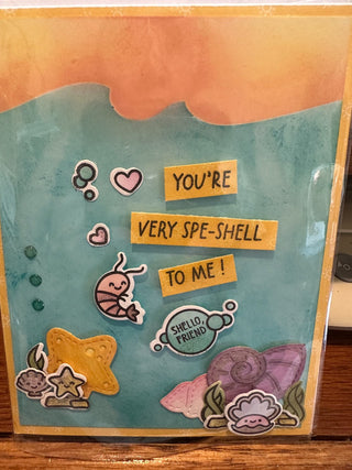Friendship Card - "You're Very spe-shell to me". mh. RCD