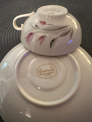 Vintage Teacup/ Saucer Franciscan Carmel MTS