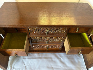 Vintage Mid-Century Wooden Music Jewelry Box RSV|105875