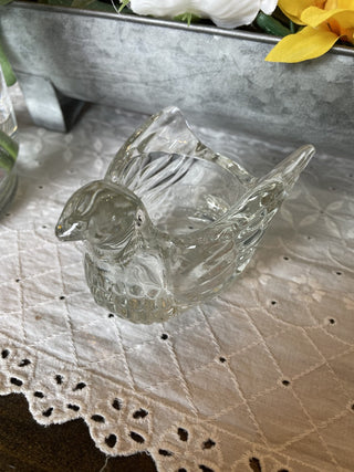 Vtg Avon Crystal Candle Holder RCD