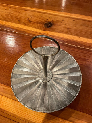 Metal Serving Tray with Handle~MTS|113733
