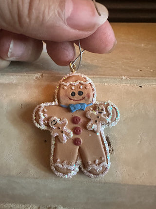 Gingerbread Tree ornaments 1.75", Set of 2 RCD|95473