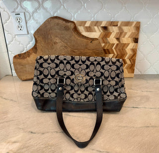 COACH HAMPTON PURSE BLACK|110491