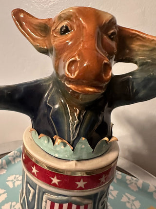 Jim Beam Decanter Democrat Donkey MTS|119941
