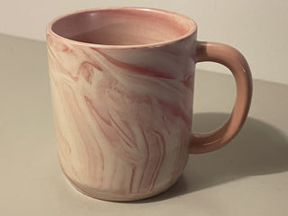Threshold Pink Marbled Mug--SP MTS
