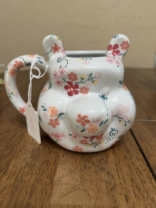 Disney Park Floral Pooh Mug
