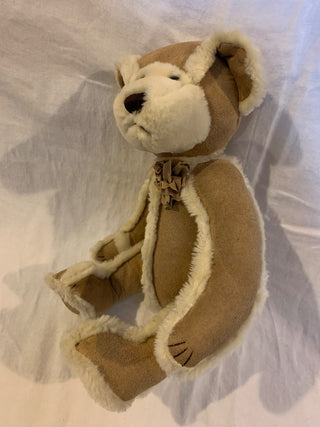 Faux suede Gingerbread Bear 10” MTS|132261