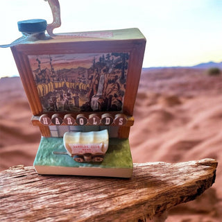 Rare Vintage Harold's Club or bust Wagon Casino Reno Nevada Decanter WA Lacey Co #47 VV MTS|133723