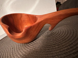 Hand Turned Cherrywood Ladle MTS|88483
