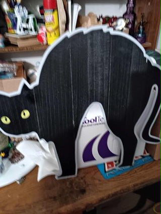 Extra large Black Cat sign/lean board rsv|116015