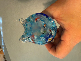 Vintage hand blown Elephant paperweight|74547