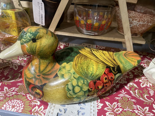 Vtg.ENESCO Decoupage ,Mallard Decoy Duck