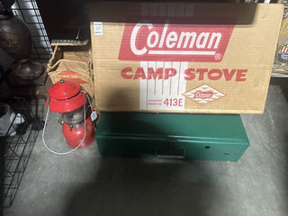 Vintage Coleman Model 413E Two Burner Camp / Cook Stove #43 VV MTS|98990