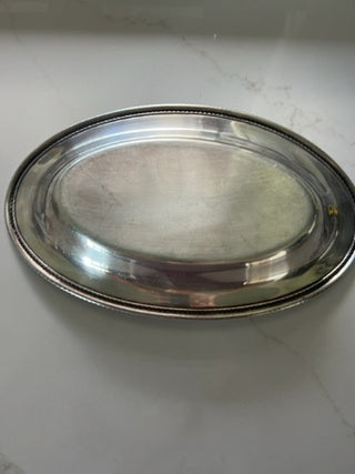 WM Rogers Silver Plated Oval Serving  Dish