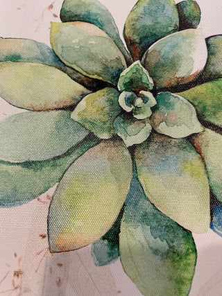 Wrapped Canvas Succulent Print ~MTS|90361