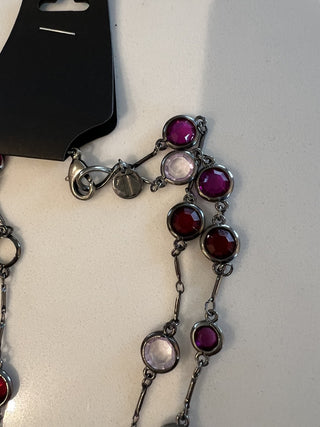 Talbot long necklace Gunmetal MTS|58805