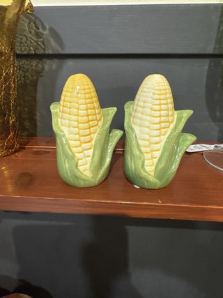 Vintage Corn on the Cobb Salt & Pepper Shakers set of 3 RCD|72375