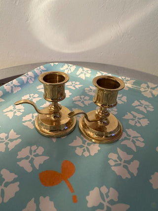 Candleholders SET2 Brass 2.75" MTS|115244