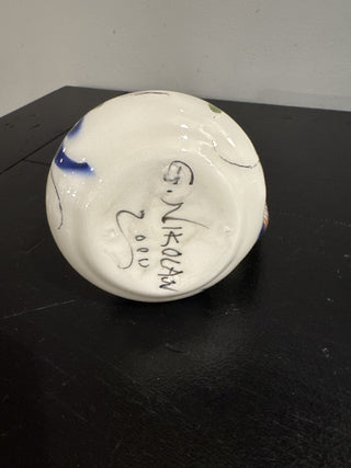 AJ - Hand Painted Vase MTS|64903