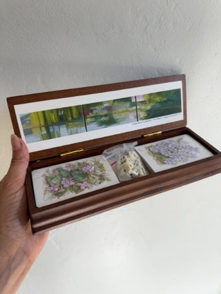 Readers Disgest Wooden Game Box