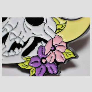 Cat skull moon Enamel Pin|53854