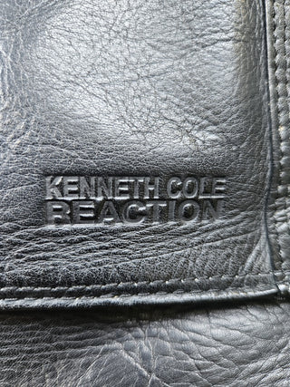 Kenneth Cole REACTION Leather Messenger Bag MTS|94458