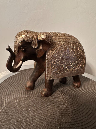 Elephant 7.5x10 India Blanket|52433