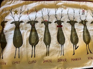 #2320 Santa's Reindeer Pillow Sham  RSV|106320