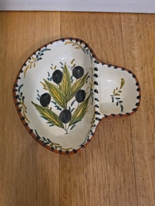 RF Casafina Hand Painted Olive Dish