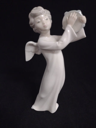 NAO by Lladro Angel playing a tambourine rcd|87169