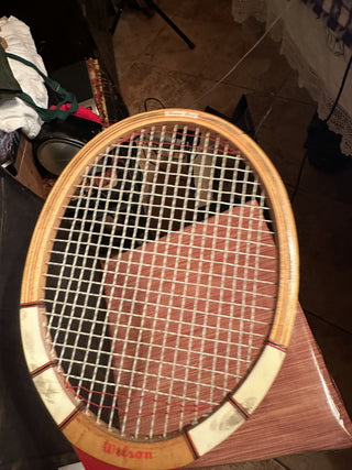 Vintage Wilson "Don Budge Tournament  Speed-Flex Fibre Fact #62 VV MTS|117631