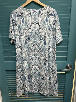 12F T Shirt Paisley Print Dress XXL RSV|79784