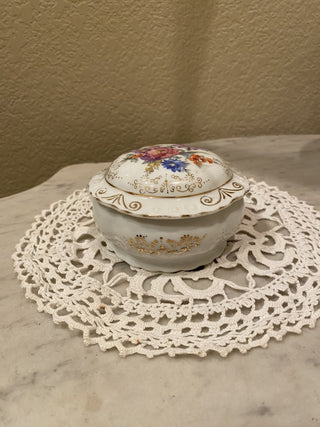 Porcelain trinket dish from Japan vtg|51320