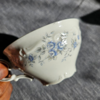 Vintage Winterling Bavaria - Blue Rose Tea Cup (Set of 4) (BRI) - MTS|129530
