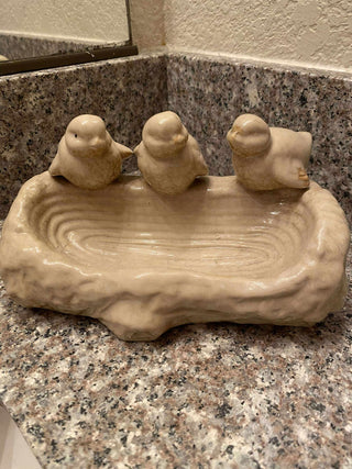 Birds On Ceramic Trinket Dish|100681