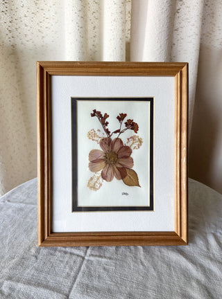 Pressed Flower Art Frame Signed (LZD - RSV)|73430