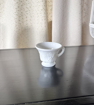 Milk Glass Harvest Teacup|69466