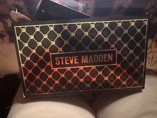 Steve Madden Wristlet Red Wallet Black White Wrap #62 VV MTS