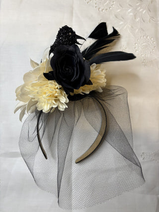 Handmade Blackbird Fascinator