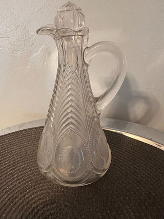 Pressed Glass Cruet MTS