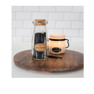 FARMHOUSE MILKBOTTLE MATCHES.     RSV|104627