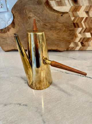 VTG BRASS ITALIAN COFFEE POT|113145